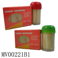 SET of TOOTHPICK 1500PCS in BOX and 200PCS IN TUBE style 2