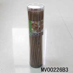 10in 200PCS CARBONIZE BAMBOO SKEWER PVC BOX