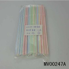 50PCS PLASTIC FLEXIBLE DRINKING STRAWS IN PP BAG