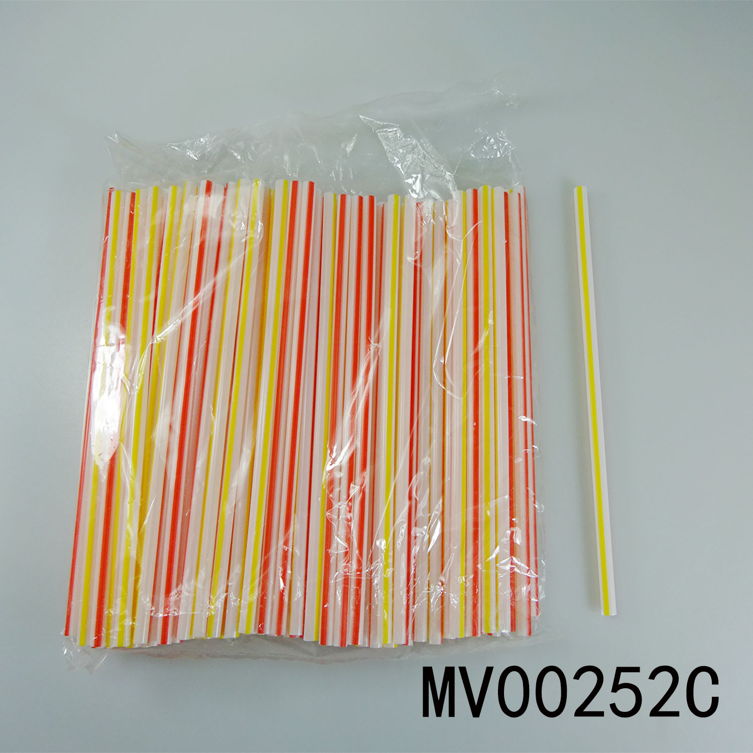 100PCS COLOR PLASTIC STRAW PBH