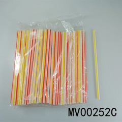 100PCS COLOR PLASTIC STRAW PBH