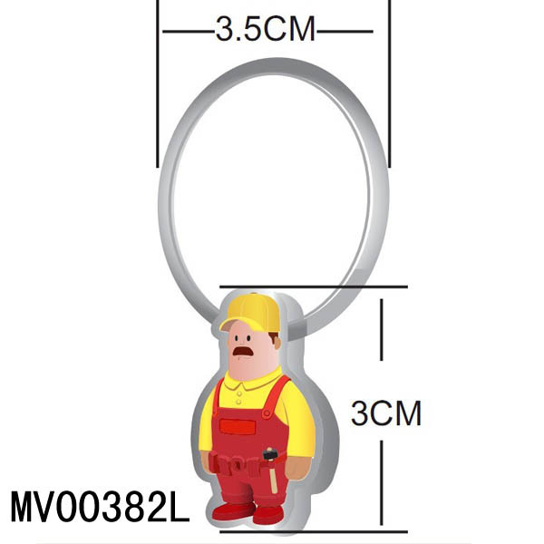 METAL KEY RING ZINC ALLOY IN PP BAG SEALED