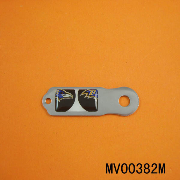 metal SHIPPING CAR KEY with TOKEN FUNCTION CHROME PLATED