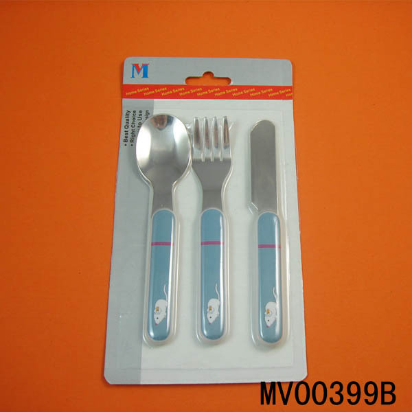 3PCS KID CUTLERY SET