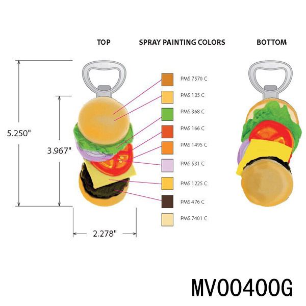 SS BOTTLE OPENER RESIN AHNDLE TC