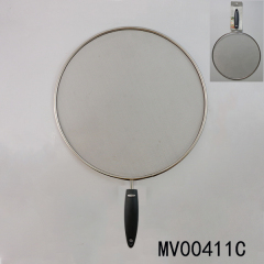 29CM SS SPLATTER SCREEN with PLASTIC Handle TC