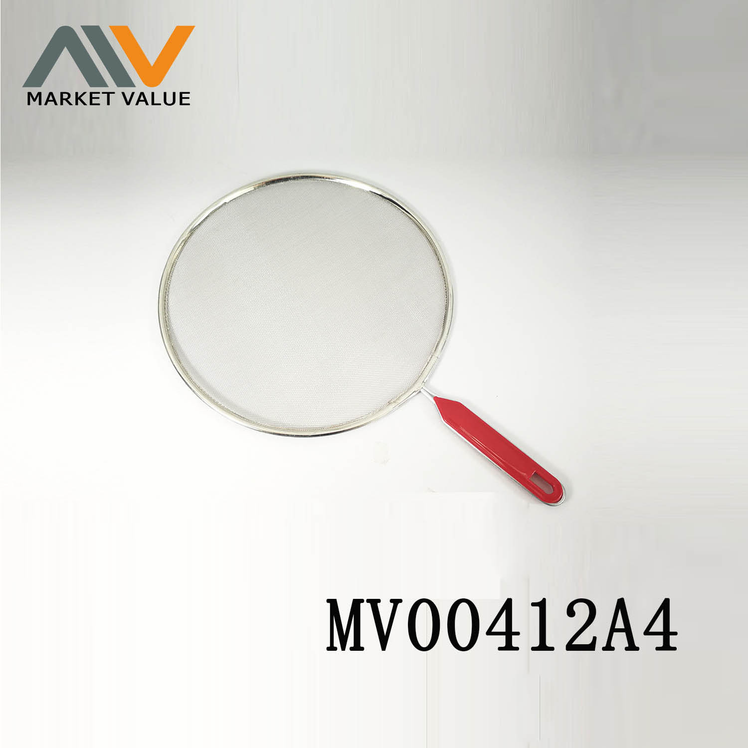 26CM SPLATTER SCREEN with Handle TAG CARD