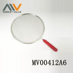 34CM SPLATTER SCREEN with Handle TAG CARD