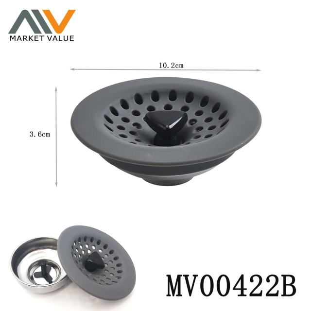 Detachable SS and Silicone Sink Strainer TC