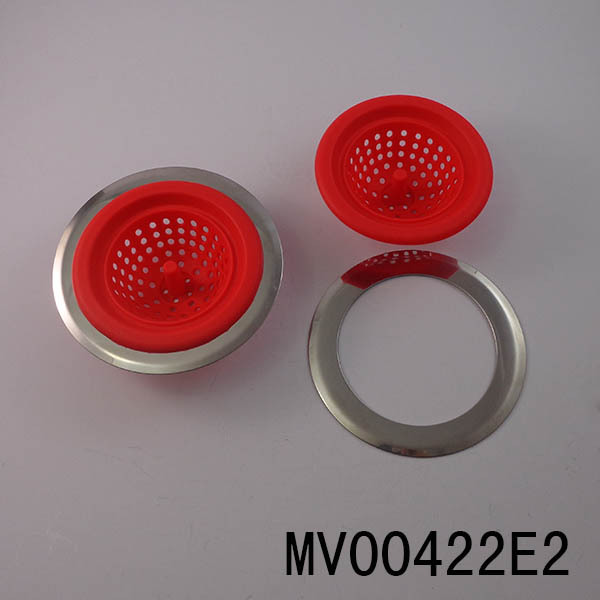 DETACHABLE SS and Silicone Sink Strainer TC style 2