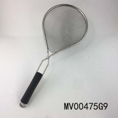 18CM MESH STRAINER BIG HOLE with PP Handle TC