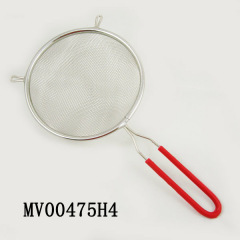 SS MESH STRAINER with SILICONE Handle TAG style 5