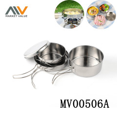 SETS Of 4 Pcs Outdoor Cooker 304 Portable