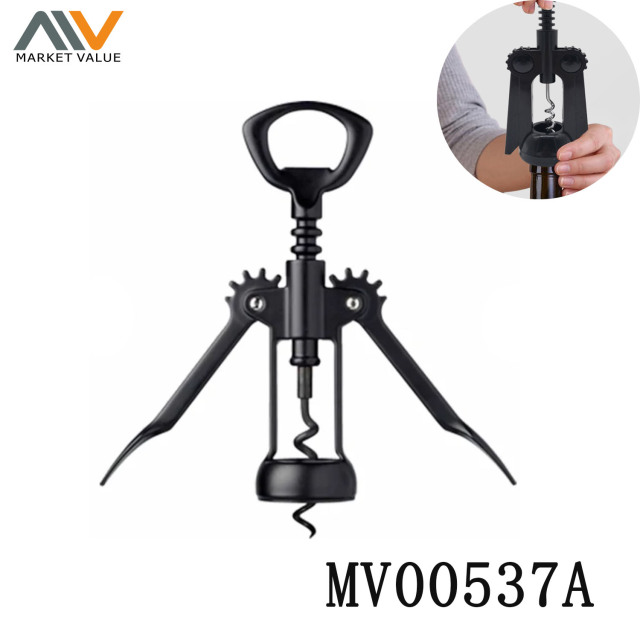 Wine Opener WBlack coating Except for nails TC