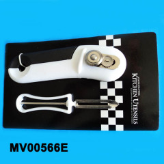 CAN OPENER SIDE CUTTING PEELERWHITE RED TC
