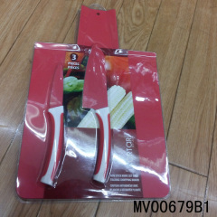 PLASTIC FOLDING CUTTING BOARD and KNIFE