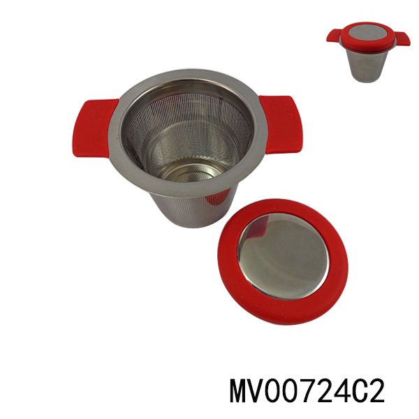S.S.+ Silicone Tea & Coffee Strainer