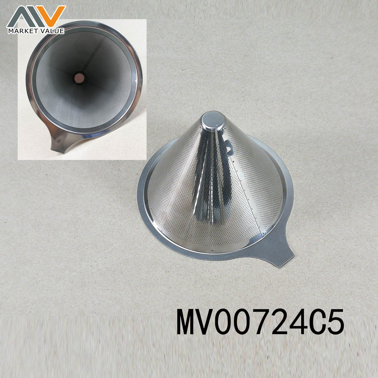 Stainless steel funnel SS COFFEE FILTER style 2