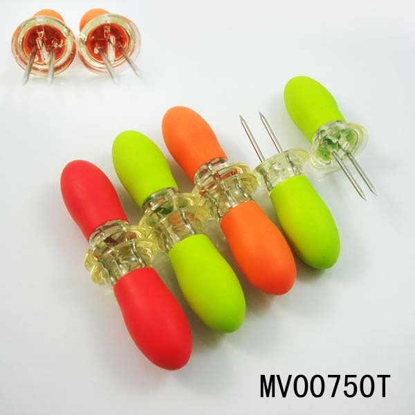 8PCS PLASTOC Handle CORN FORK SET