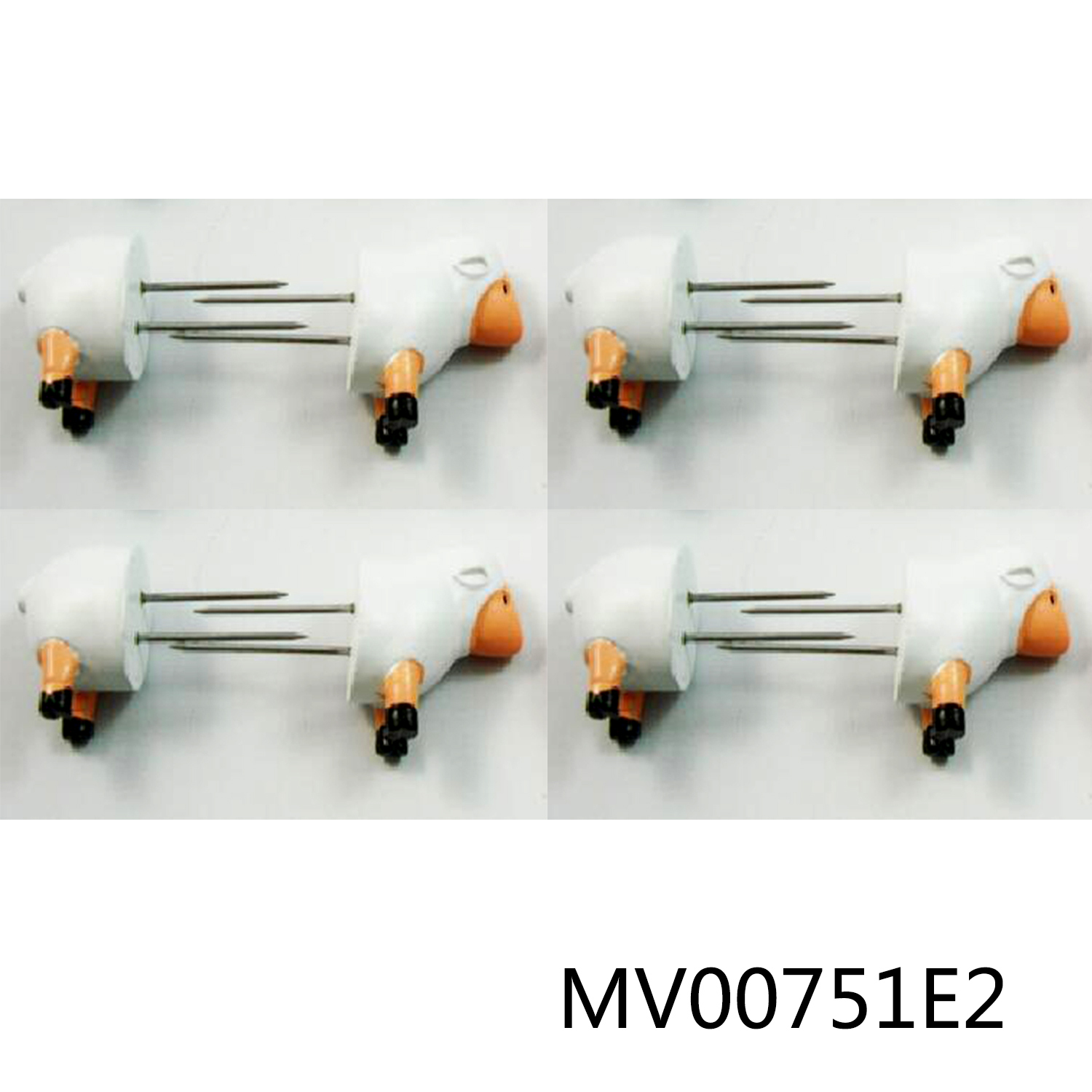 8PCS CORN FORK SET with SHEEP SHAPED RESIN Handle