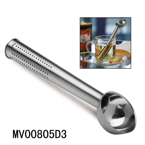 Ice Cream Spoon With Tea Strainer