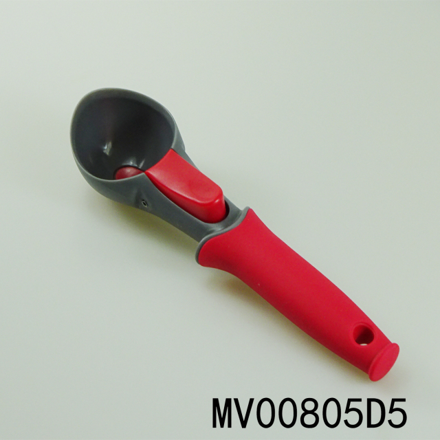 RUBBER and PLASTIC Handle PLASTIC ICE-CREAM SPOON