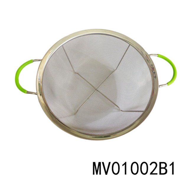 28CM ROUNG FRUIT BASKET with SILICON Handle TC