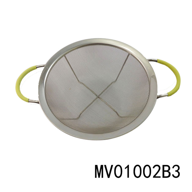 22CM ROUNG FRUIT BASKET with SILICONE Handle TC