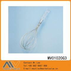 12in 6 LINES EGG WHISK with PS Handle