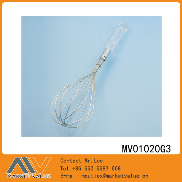 12in 6 LINES EGG WHISK with PS Handle