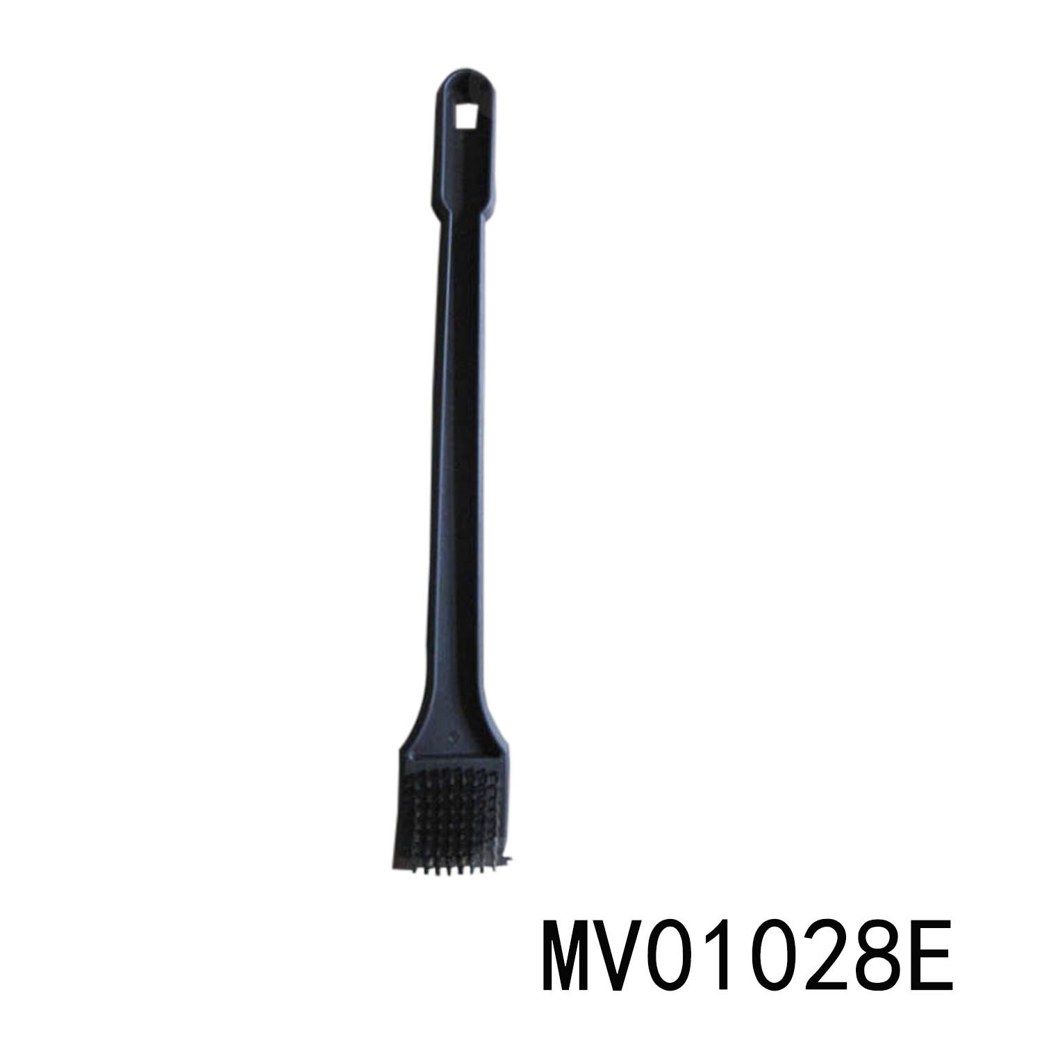 18in STAINLESS STEEL BBQ BRUSH PLASTIC HADLE HANG TAG