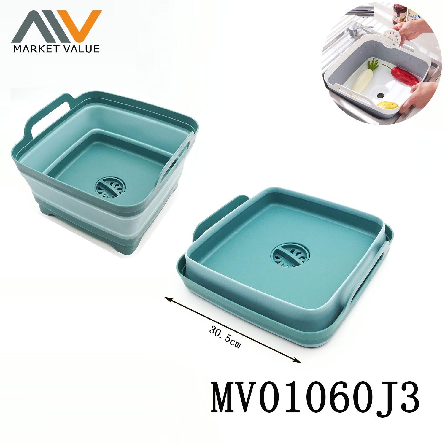 Silicone Collapsible Cleaning Sink Plastic Bags