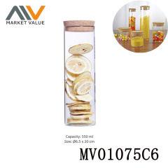 550ml Glass Sealed Storage Tank in BOX