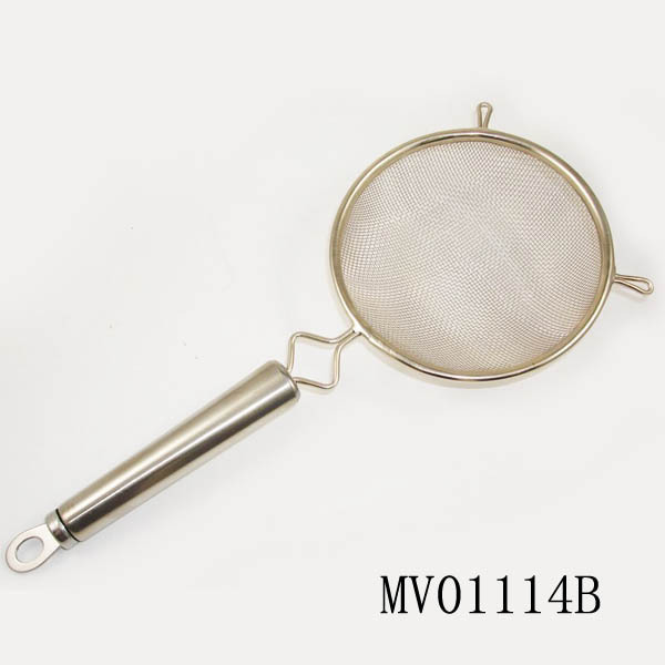 10CM SS STRAINER with TUBE Handle style 2