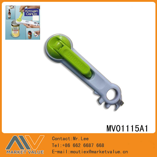 8in SIX IN ONE MULTIFUNCTION BOTTLE OPENER in BOX