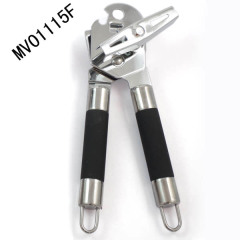 CHROME CAN OPENER with SOFT Handle style 2