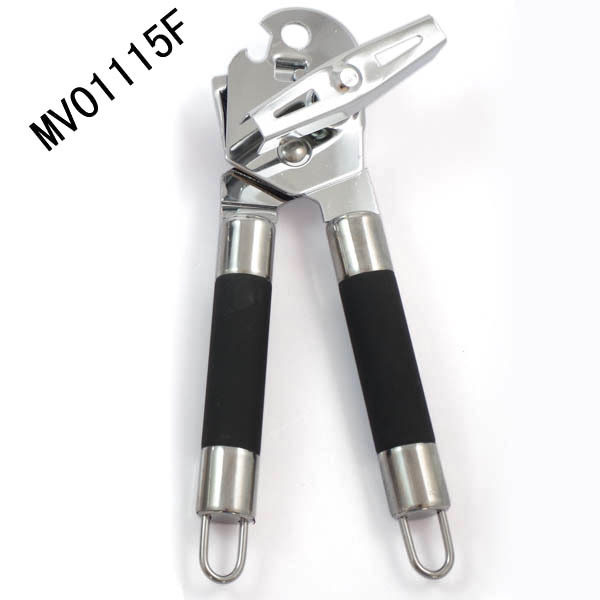 CHROME CAN OPENER with SOFT Handle style 2