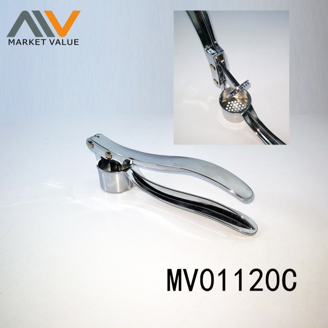 NEW MINI GARLIC PRESS ZINC-ALLOY