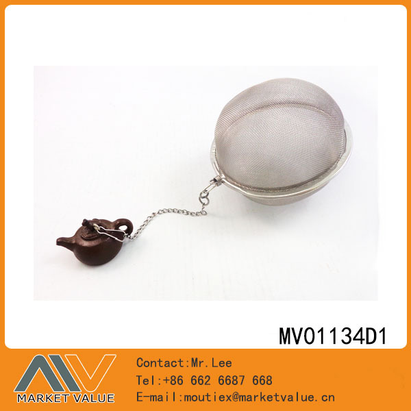 9CM S.S Tea Strainer 5Cm With Minicake Decoration TC