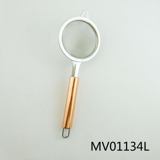 DIA 9CM SS STRAINER with TUBE Handle