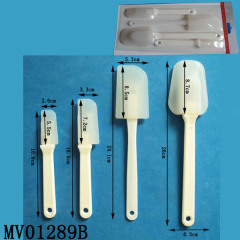 4PCS SILICONE SPATULA PP Handle