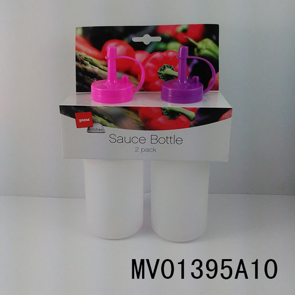 2PCS PLASTIC SAUCE BOTTLE TC