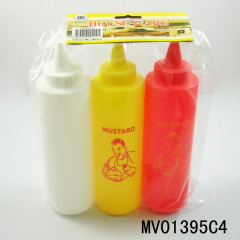 3PCS KETCHUP BOTTLE SET PBHMAYO KETCHUP MUSTARD