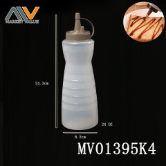 24 oz. Plastic Crowded Jam Bottle