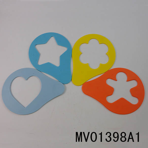 SETS OF 4PCS CAKE FONDANTCOFFEE DECOTATE MOULD TC