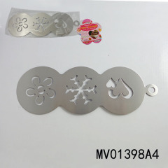 SS CAKE FONDANTCOFFEE DECOTATE MOULD 410 TC