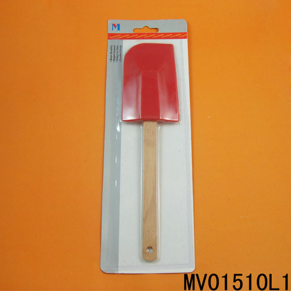 WOODEN Handle SILICONE BUTTER KNIFE style 2