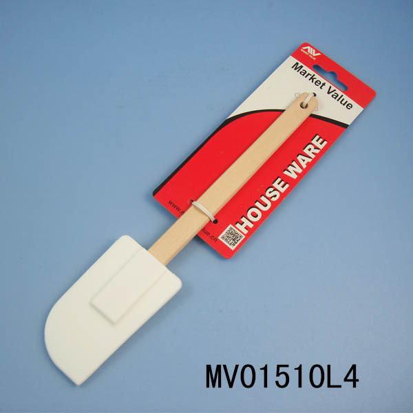WOODEN Handle SILICONE BUTTER KNIFE TC style 2
