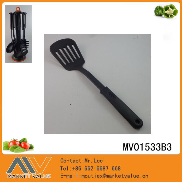NYLON KITCHEN TOOLS SLOTTED TURNER with PP Handle TC style 2