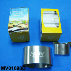 NAPKIN CIRCLETNAPKIN SERVIETTE RING SATIN POLISH in BOX style 2